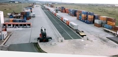 Las obras de la terminal intermodal Tamarite, en 2022